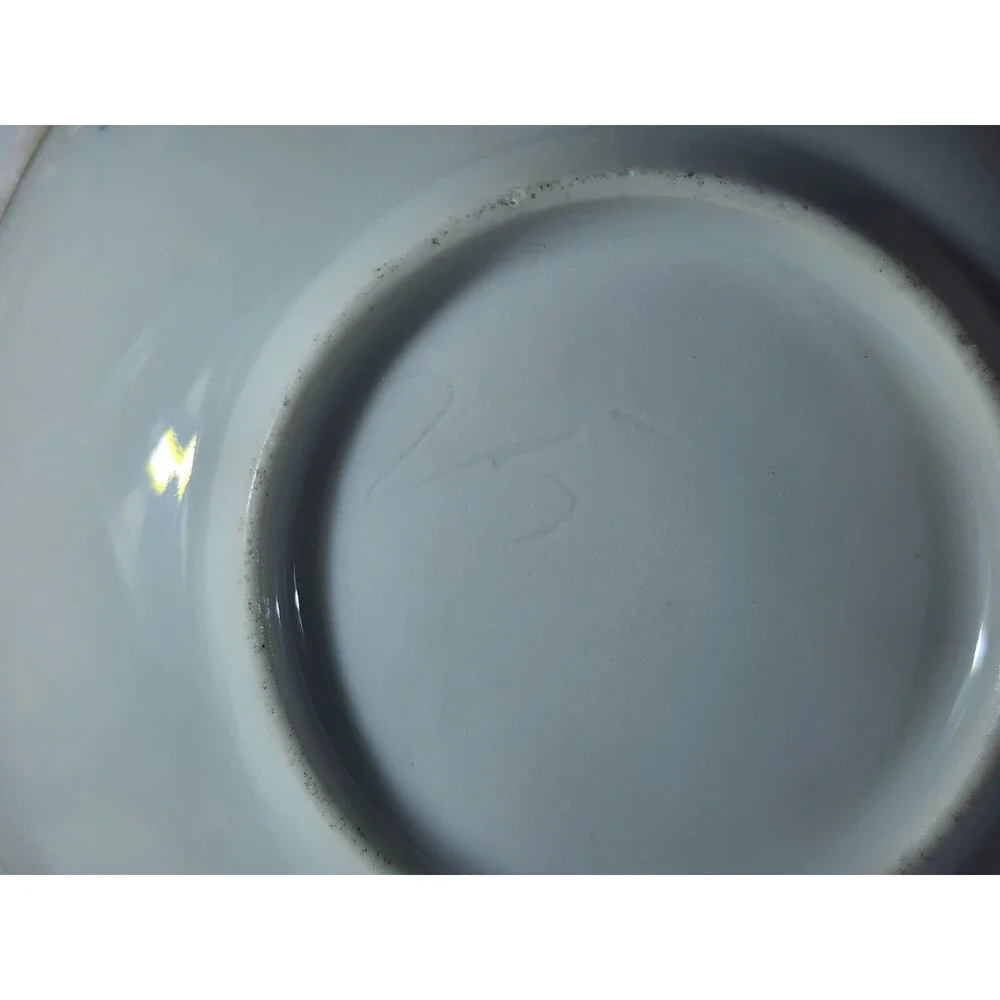 Royal Blue Teacup And Saucer